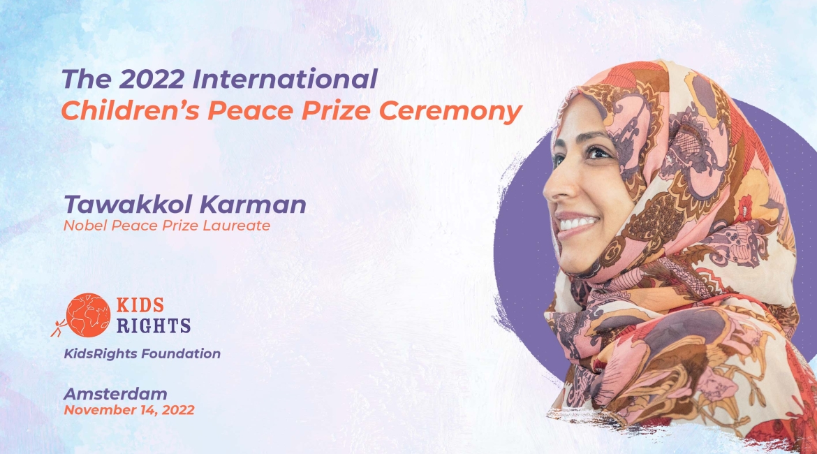 Tavakkol Karman Amsterdam'da düzenlenen Uluslararası Çocuk Barış Ödülü Törenine Katıldı